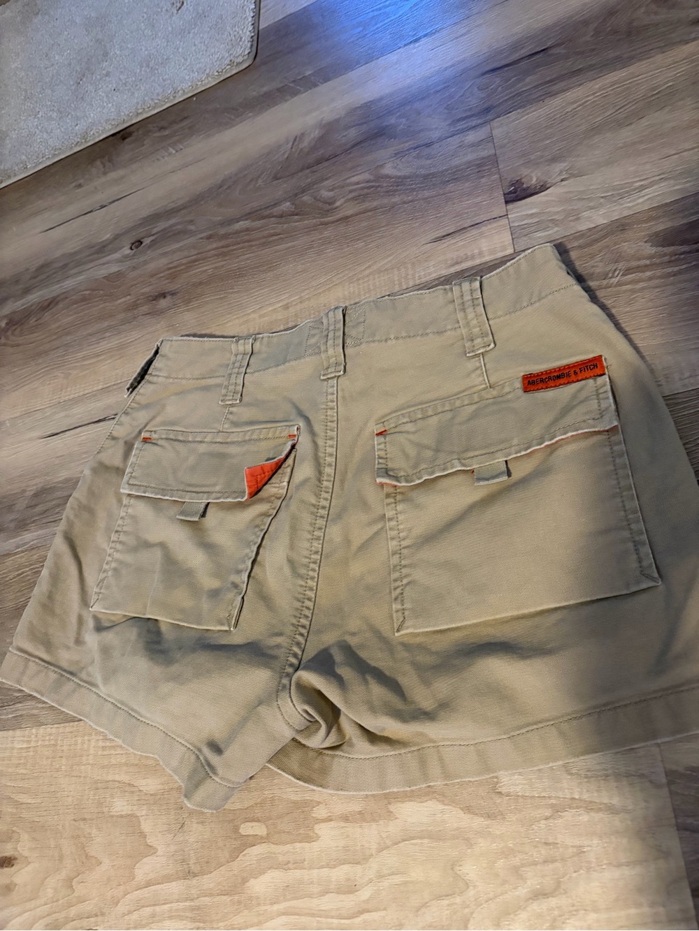 Vintage Abercrombie & Fitch Low-Rise Utility Fatigue Shorts 4